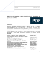 NCh1532_Of80 Mecánica de Suelos - Determinación de La Densidad de Partículas Sólidas