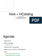 Hive + HCatalog