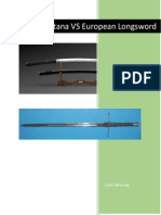 katana vs european longsword