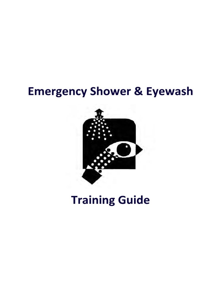 Emergency Shower and Eyewash PDF Shower Tap (Valve)