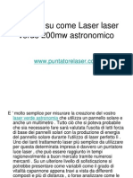 Consigli Su Come Laser Laser Verde 200mw Astronomico