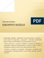 Intervantii Antropice-subcarpaţii Bz