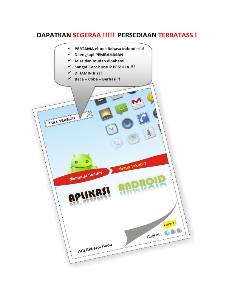 Ebook Pemula: Tutorial Android Lengkap | PDF | Komputer