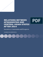 Relations between Afghanistan and Central Asian states after 2014