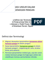 Migrasi Unsur Dalam Pengemasan Pangan