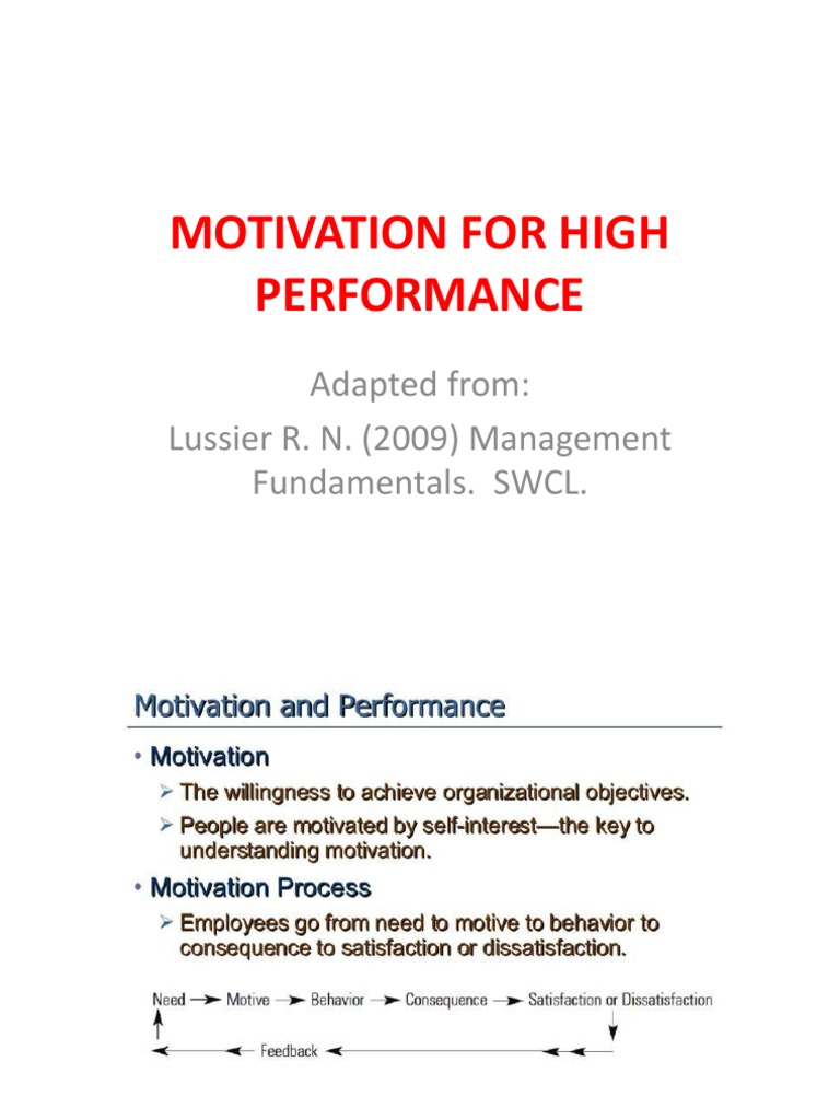 Motivation for High Performance | PDF