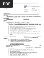 Download Resume-saurabh  Finance  by gaaap SN22305080 doc pdf