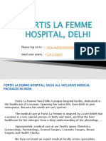 Fortis Hospital, Delhi in India - Types of Surgery & Cost in India