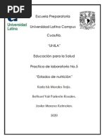 Reporte de Nutrición