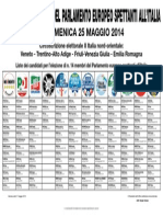 Manifesto Europee 25 maggio 2014