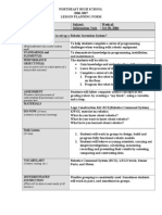 Robotic Lesson Plan