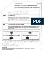 GR 9 Statistics Measures of Central and Dispersion Notes