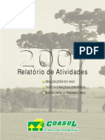 relatório coasul 2007