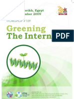 Greening the Internet, Workshop at IGF 2009