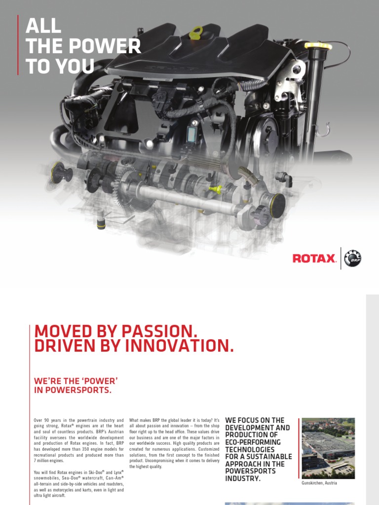 Rotax | PDF | Internal Combustion Engine | Transmission (Mechanics)