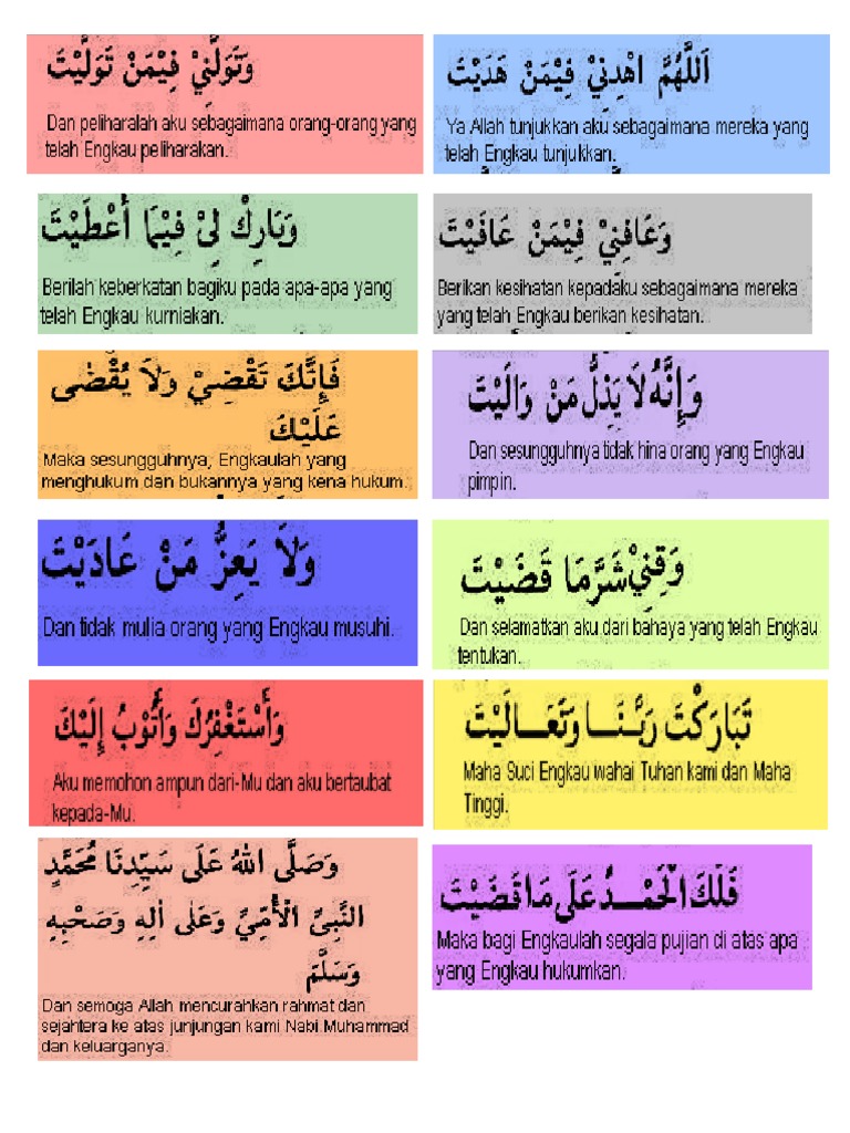 Doa Qunut | PDF