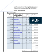 Beth Renz Stock Log