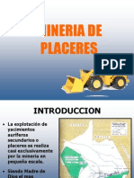 Minería placer: extracción oro aluvión