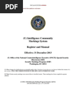 Intelligence Community Markings System