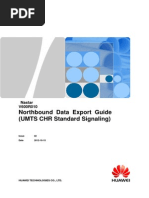 Northbound Data Export Guide (UMTS CHR Standard Signaling)
