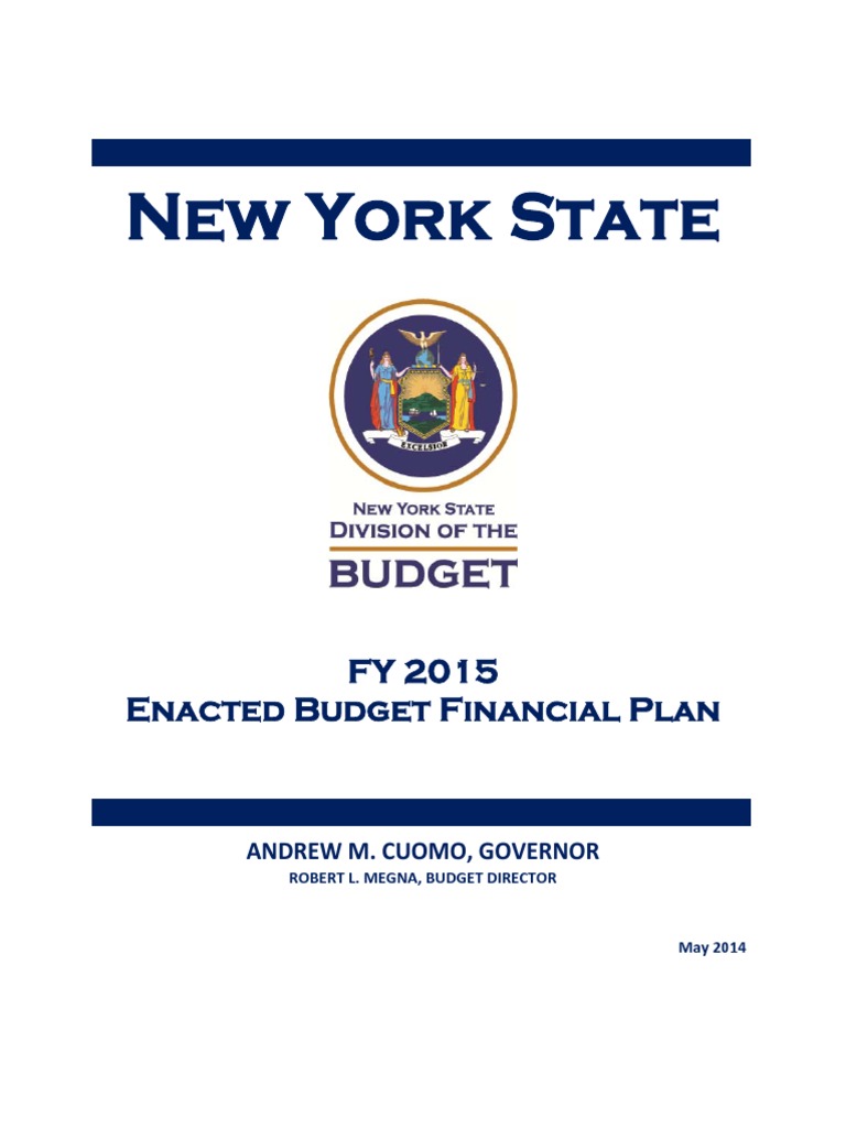 Fy 2015 Enacted Budget PDF Fund Accounting Fiscal Year