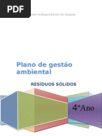 Plano de Gestao Ambiental de Residuos is