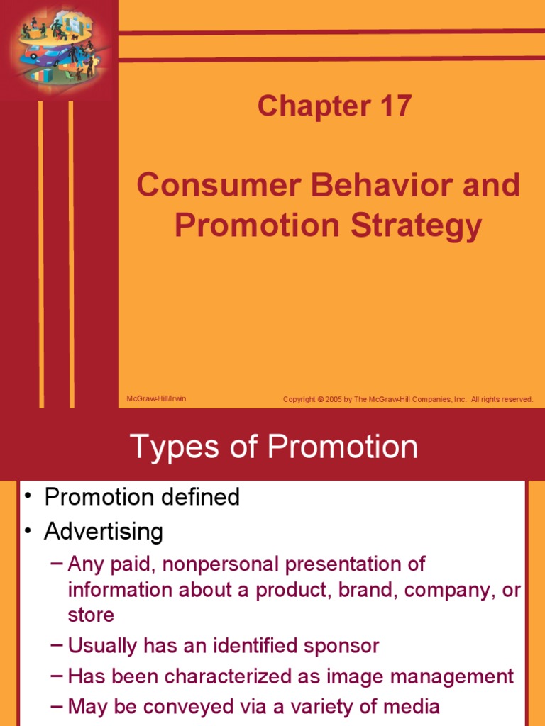 Consumer Behavior and Promotion Strategy | PDF | Promotion (Marketing ...