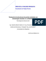 9º CVU (Evaluación de Estructuras de Puentes Existentes Con Metodologías Basadas en Confiabilidad)