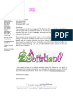 Zoobilation Request Letter