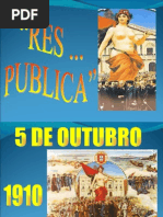 5 de Outubro de 1910 visto  a um século de distância