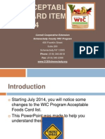 community - new food card items powerpoint