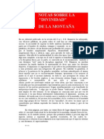 Evola, Julius - Notas Sobre La Divinidad de La Montana