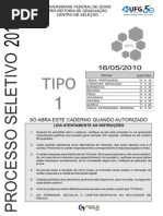 Ufg Vestibular 2010-2