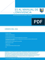 AJUSTES AL Manual de Convivencia