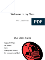 Welcome To My Class 1