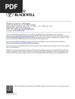 Ruwet - Methods of Analysis in Musicology