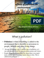 The Effects of Pollution on Environment