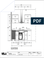 Elevation B: Open Shelf H. 360 Open Shelf H. 360