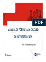 Manual de Formulas Calculos de Interes Para CTS