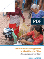 Solid Waste Management in The World's Cities: Pre-Publication Presentation
