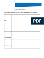 Competitor Data Collection Plan