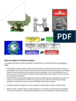 Tipos de Capital en El Sistema Marxiano