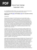 Download Samuel Taylor Coleridge Kubla Kahn by snezhko SN22320442 doc pdf