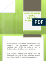 Loop Analysis Using Kirchoff Voltage Law