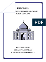 Proposal - Masjid Al-Falah Cijulang