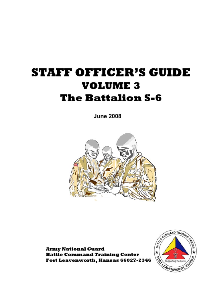 S6 Staff Officers Guide PDF Military Organization Defense Policy