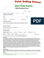 SPSS Adults Enrolment Form