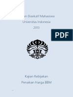 Kajian Kebijakan Penaikan Harga BBM Bem Ui 2013