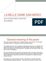 La Belle Dame San Merci