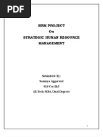 Download Hrm Project on Strategic Human Resource Management by banupa SN22322170 doc pdf